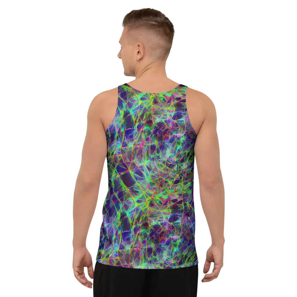 Kaleido Grove on Men's Tank Top — Back