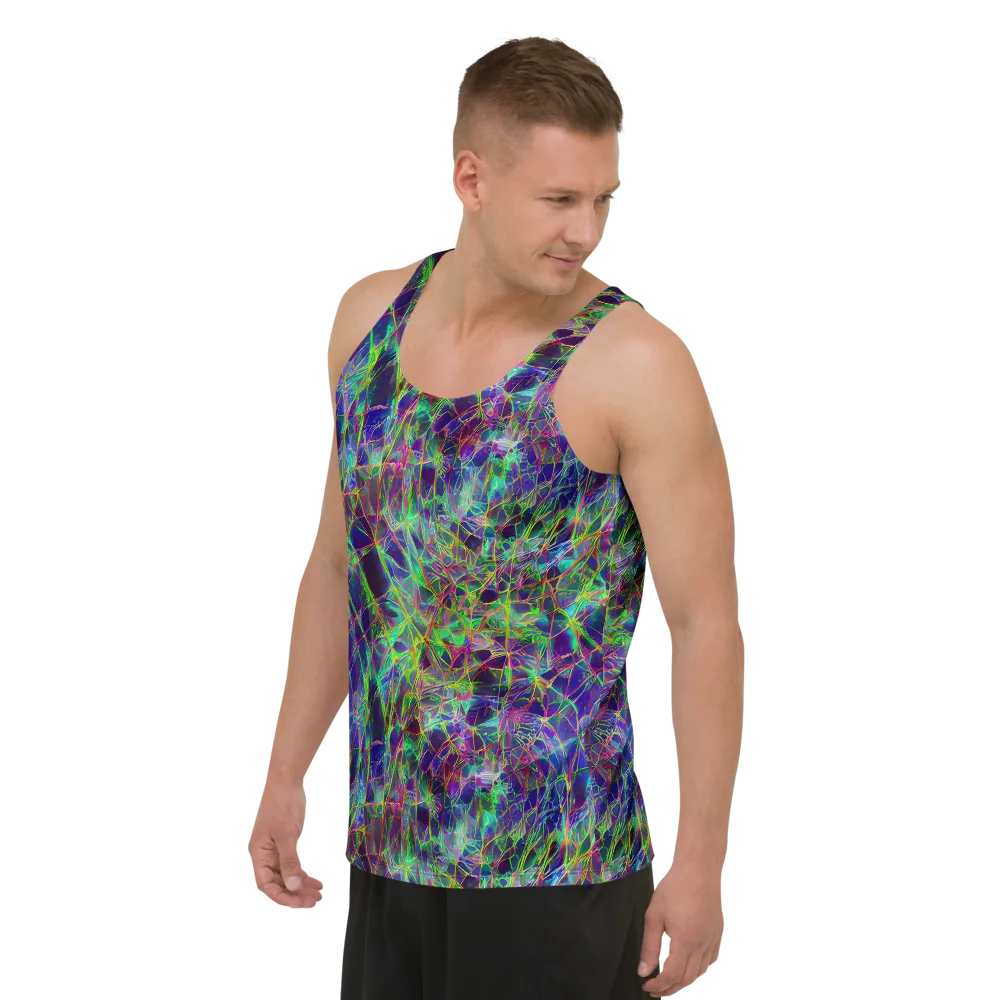 Kaleido Grove on Men's Tank Top — Left Front