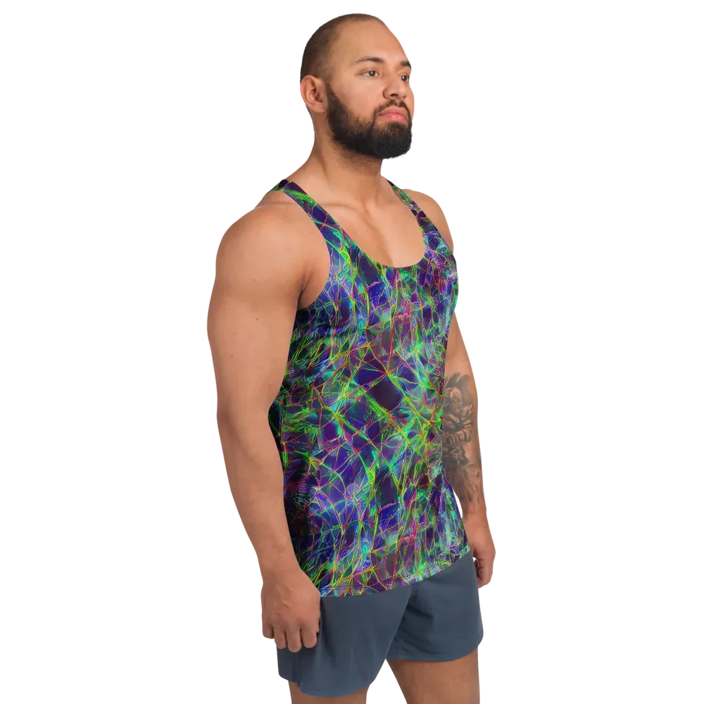 Kaleido Grove on Men's Tank Top — Right Front