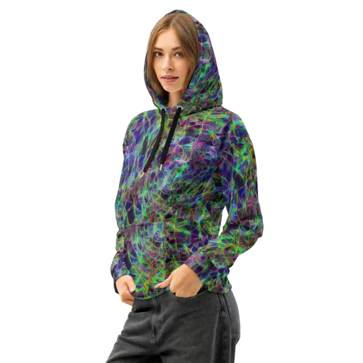 Kaleido Grove on a Cotton Hoodie