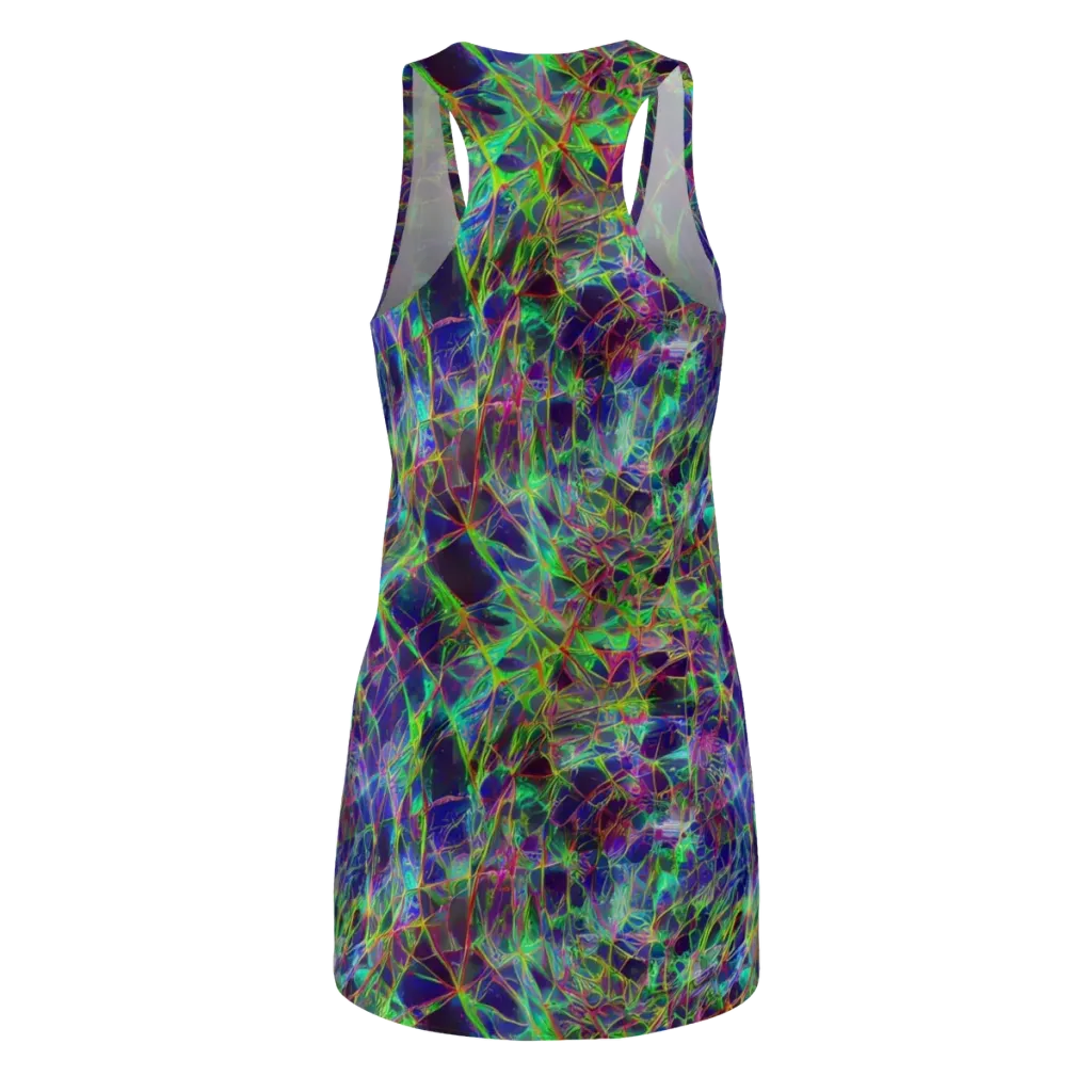 Kaleido Grove on Racerback Dress — Back