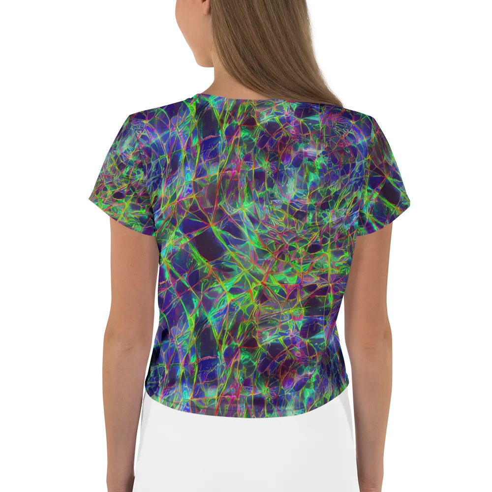 Kaleido Grove on Crop Tee — Back
