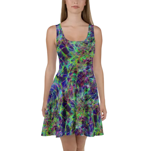 Kaleido Grove on a Skater Dress