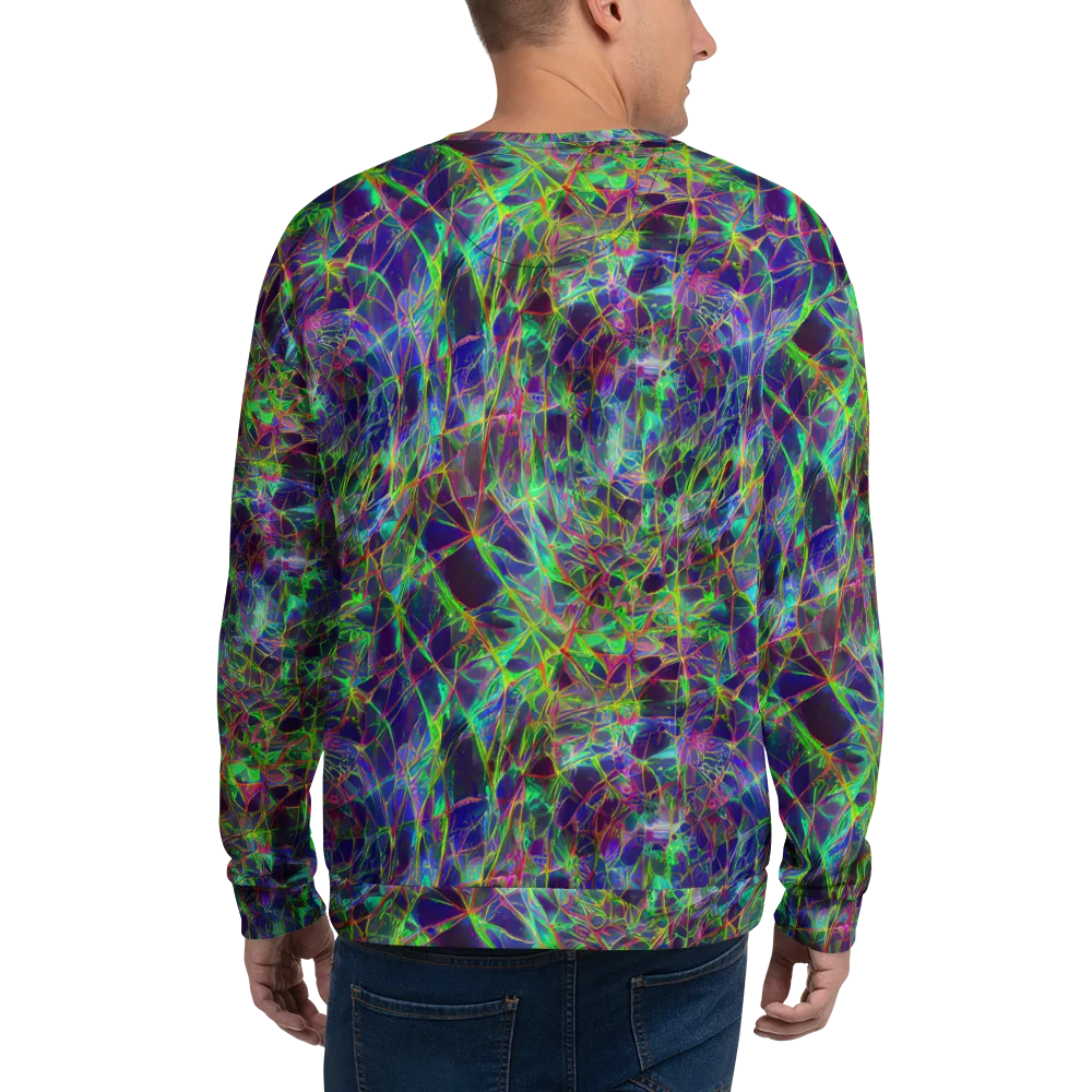 Kaleido Grove on Sweatshirt — Back