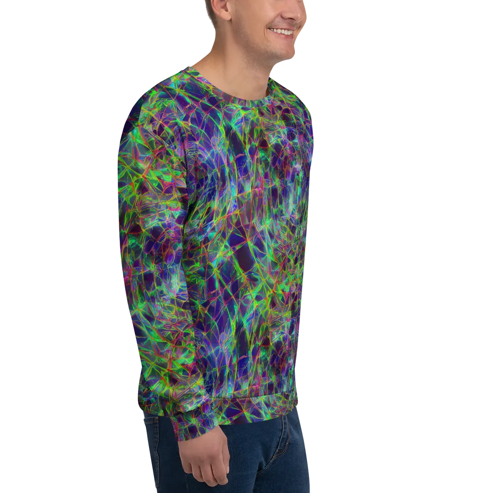 Kaleido Grove on Sweatshirt — Right Front