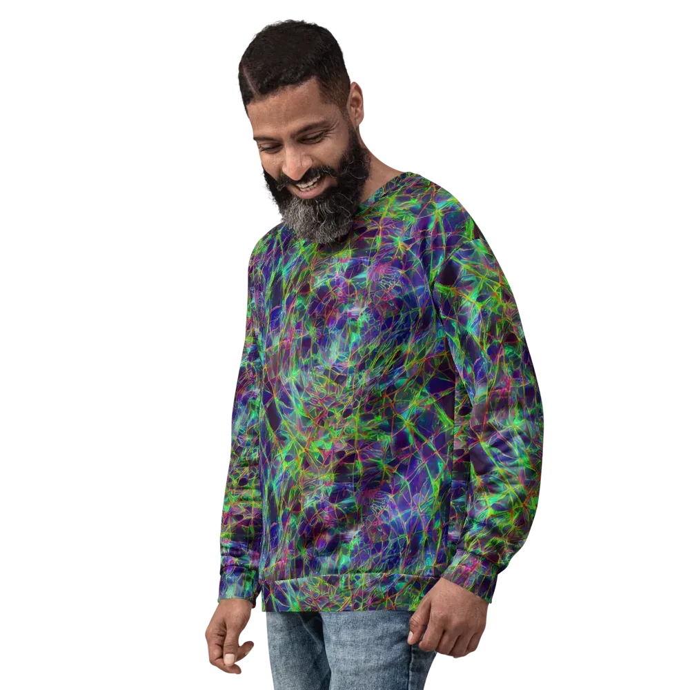 Kaleido Grove on Sweatshirt — Left Front
