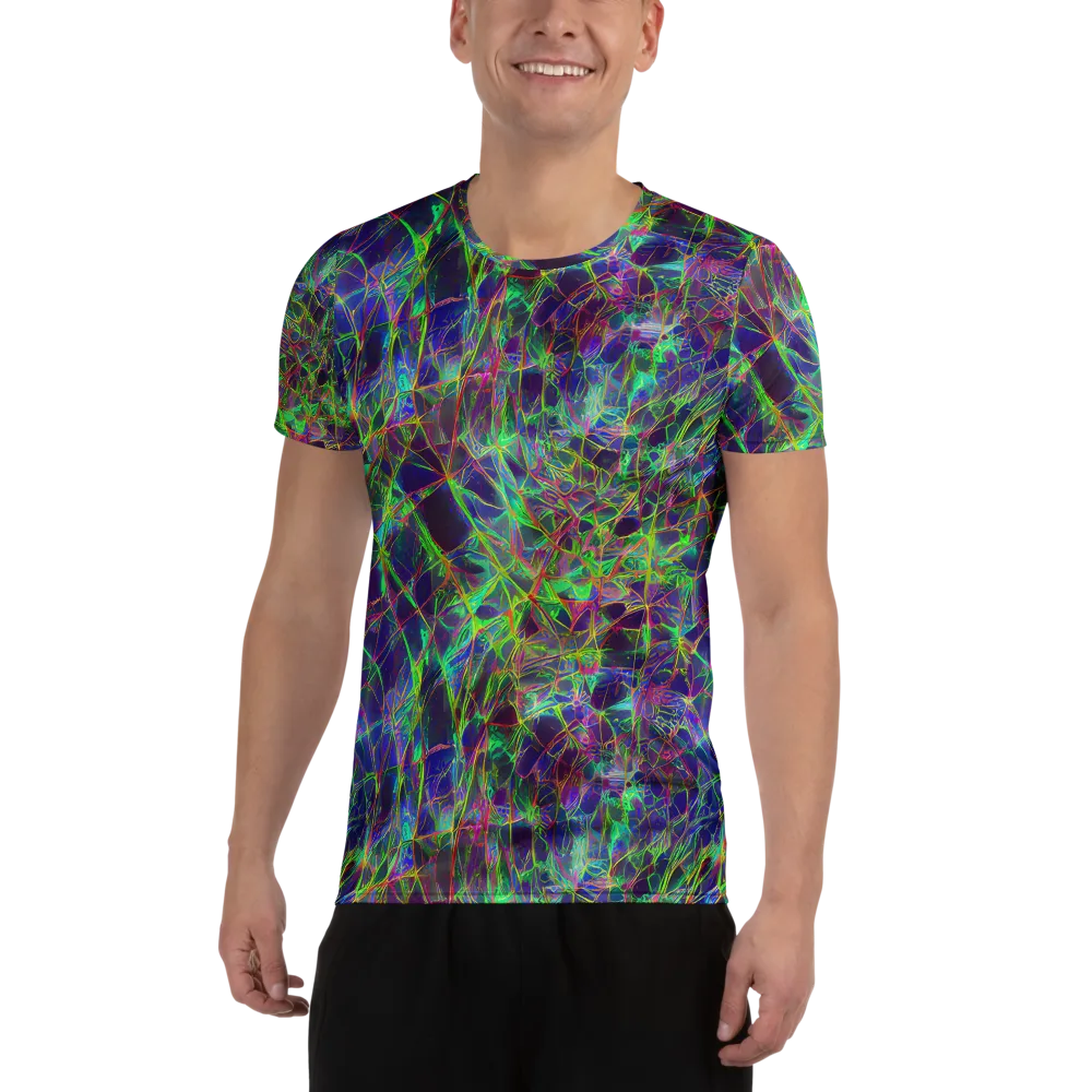 Kaleido Grove on Men's Athletic T-Shirt — Front