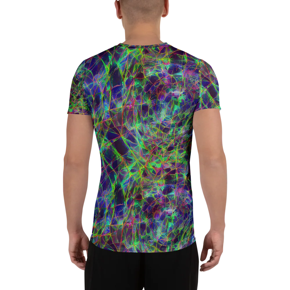 Kaleido Grove on Men's Athletic T-Shirt — Back