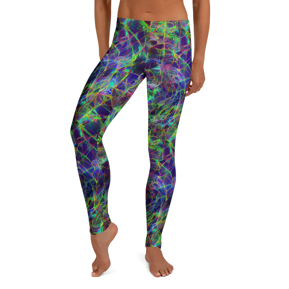 Kaleido Grove on Leggings — Front