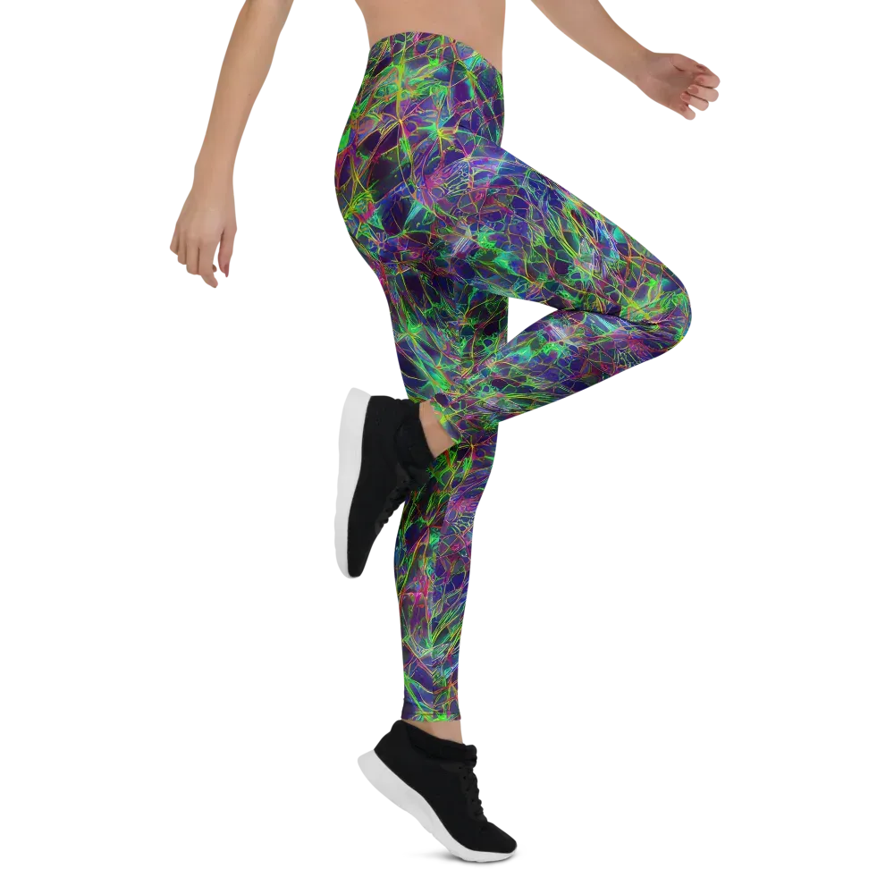 Kaleido Grove on Leggings — Right