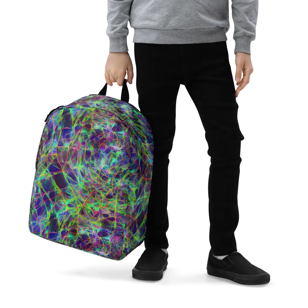 Kaleido Grove on Minimalist Backpack — Zoomed-in
