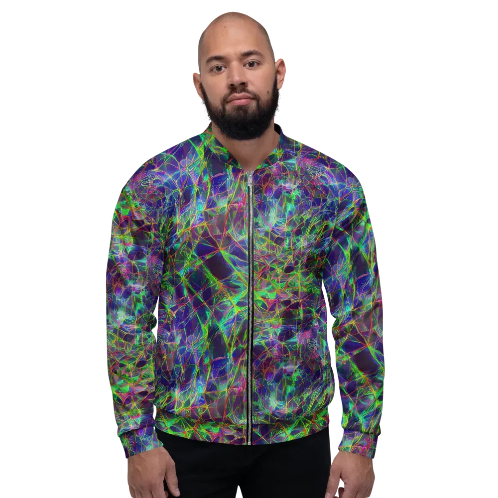 Kaleido Grove on Bomber Jacket — Front