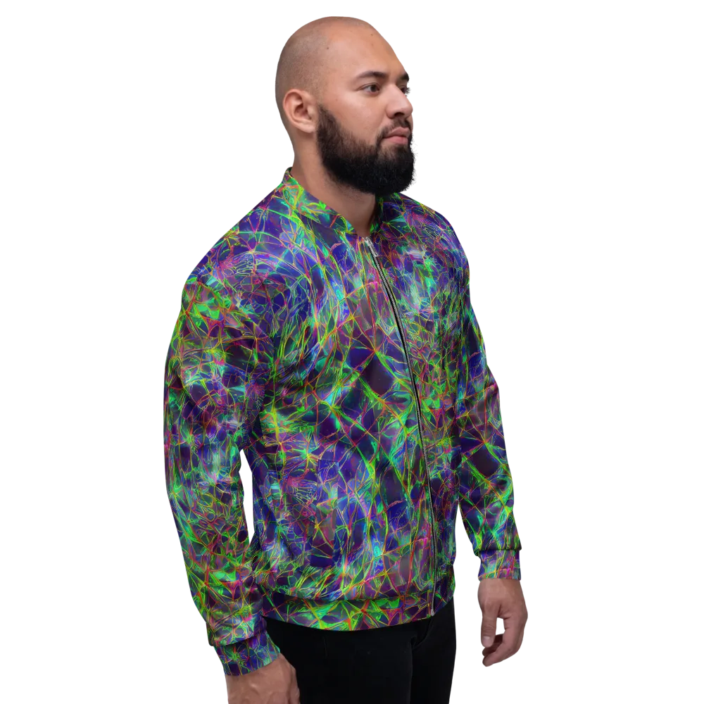 Kaleido Grove on Bomber Jacket — Right