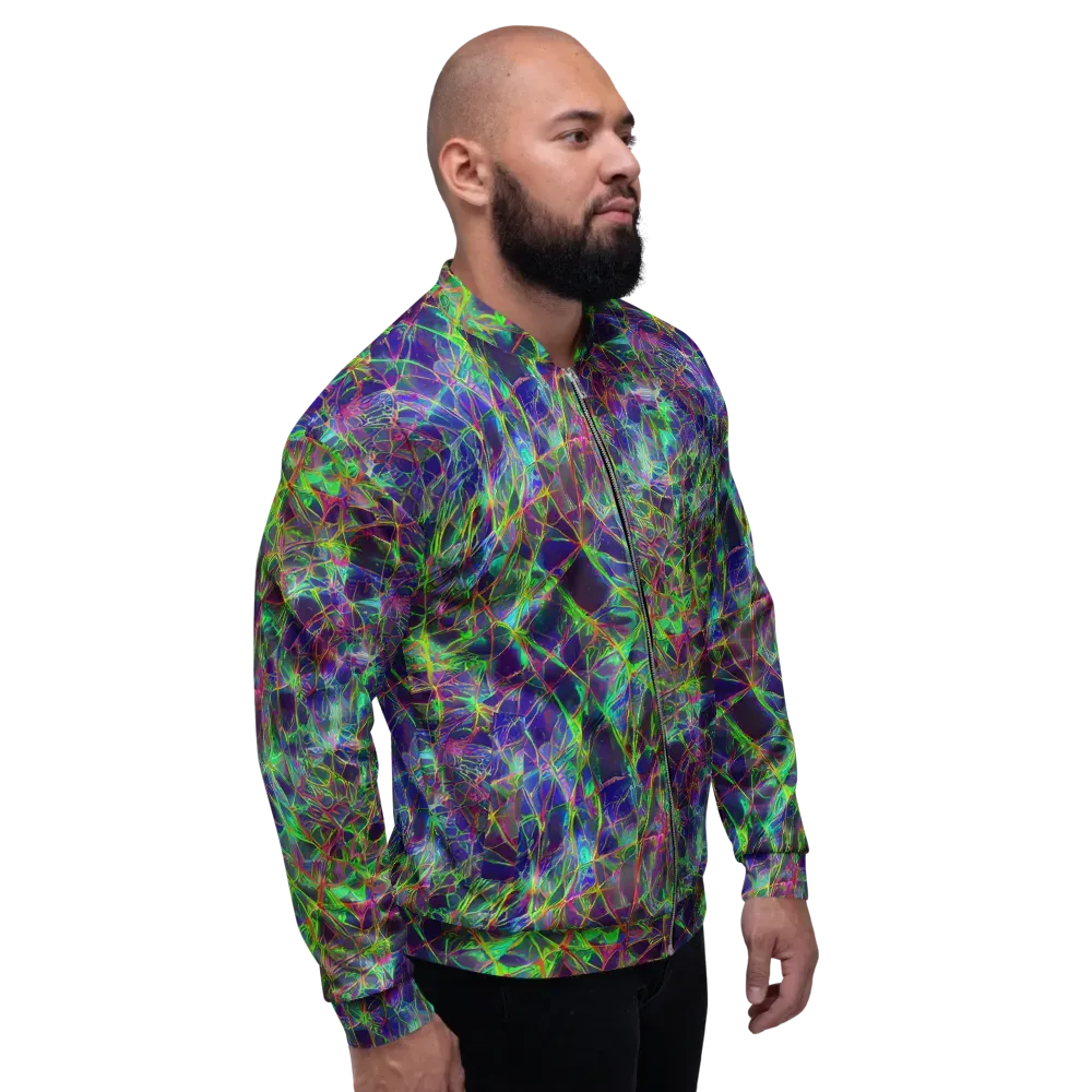 Kaleido Grove on Bomber Jacket — Right