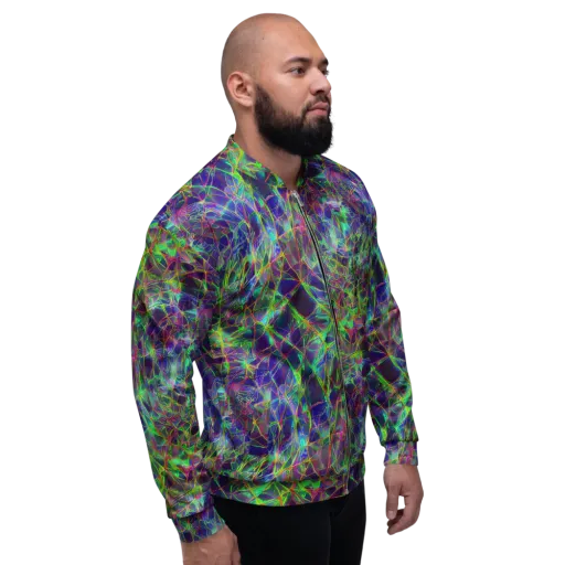 Kaleido Grove on a Bomber Jacket
