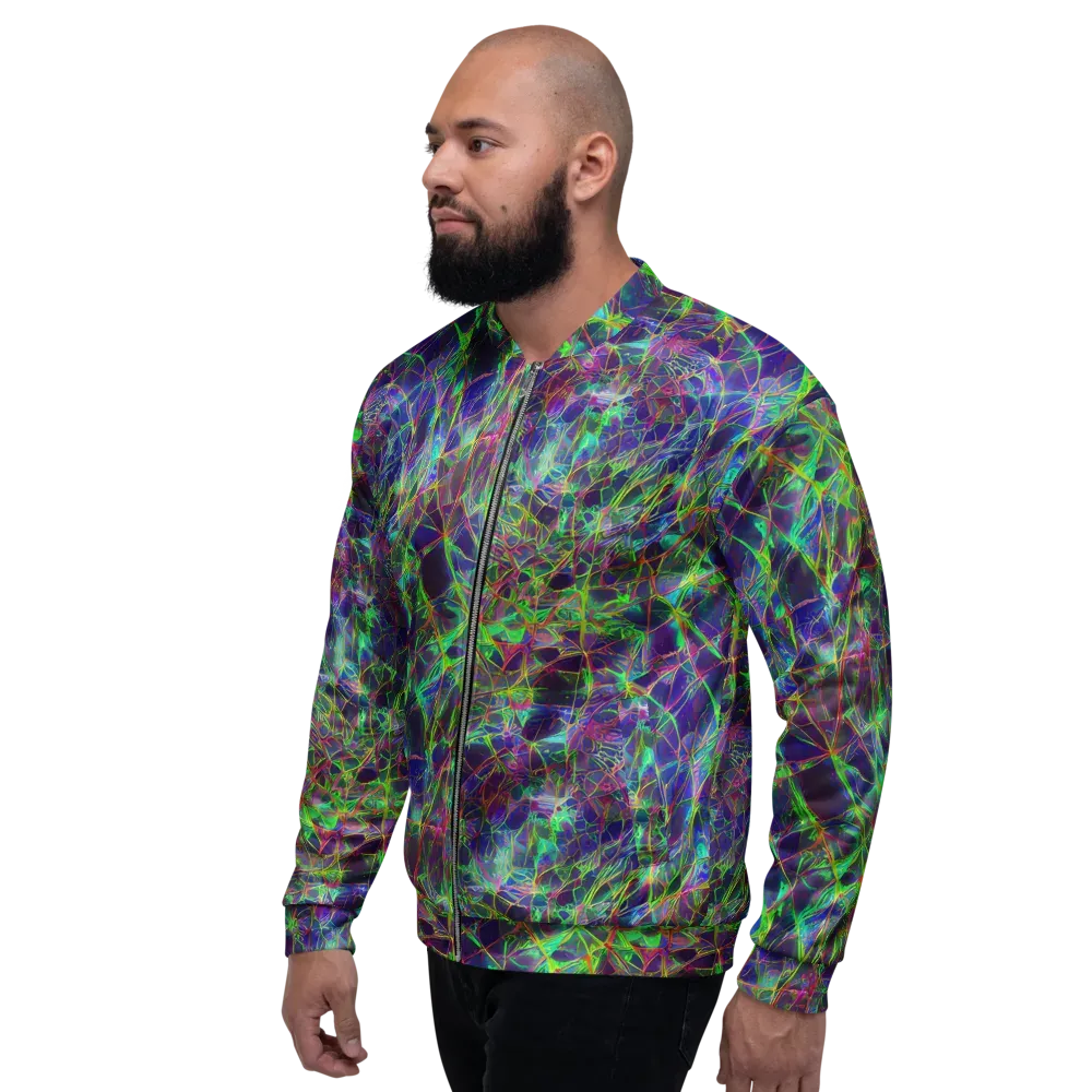 Kaleido Grove on Bomber Jacket — Left