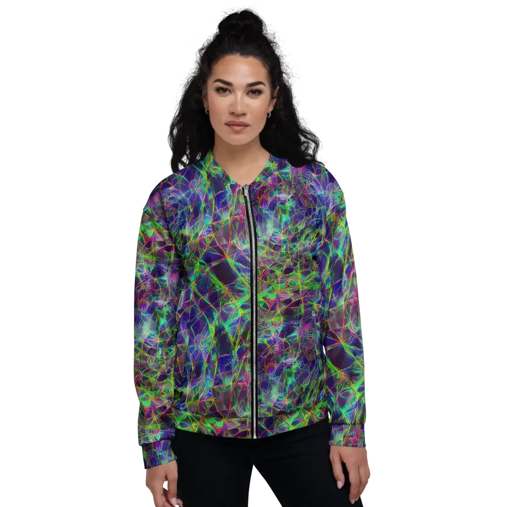 Kaleido Grove on Bomber Jacket — Front