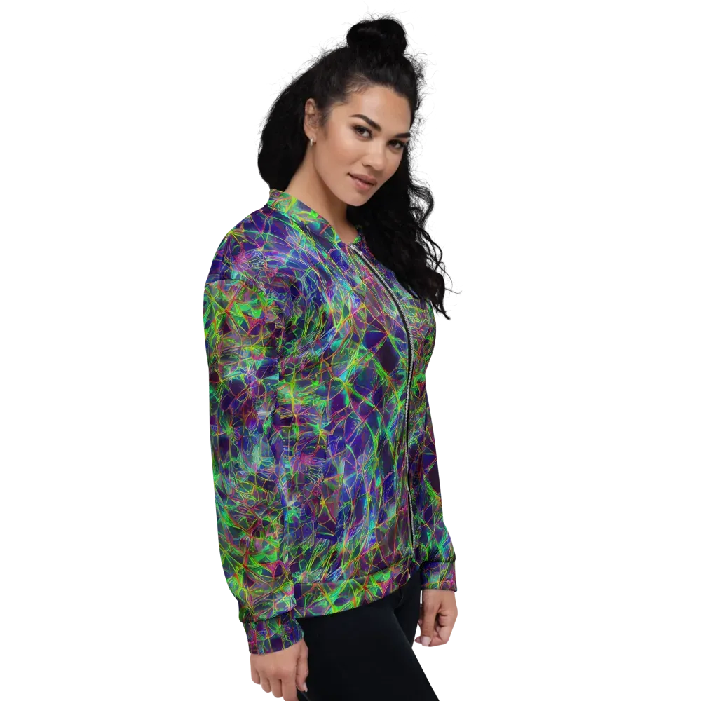 Kaleido Grove on Bomber Jacket — Right