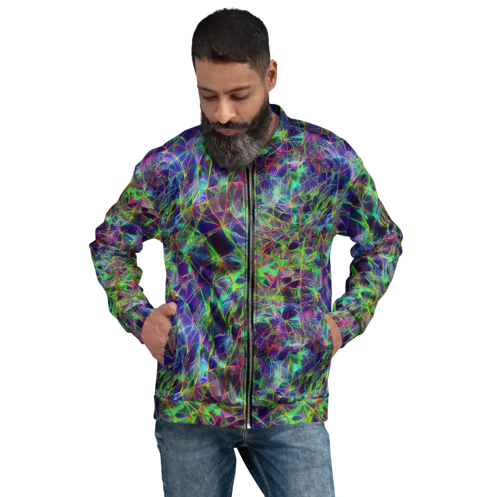 Kaleido Grove on Bomber Jacket — Front