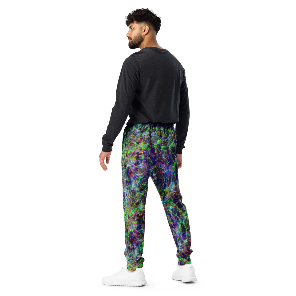 Kaleido Grove on Men's Joggers — Back