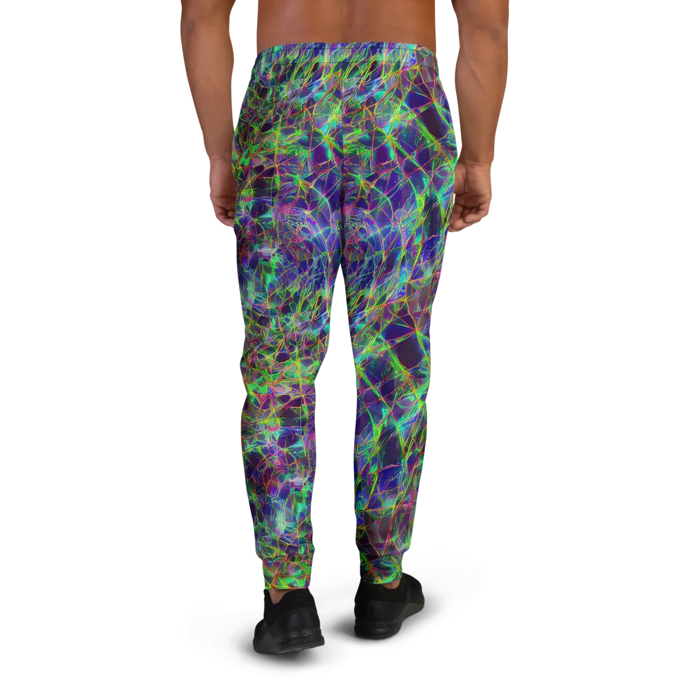 Kaleido Grove on Men's Joggers — Back