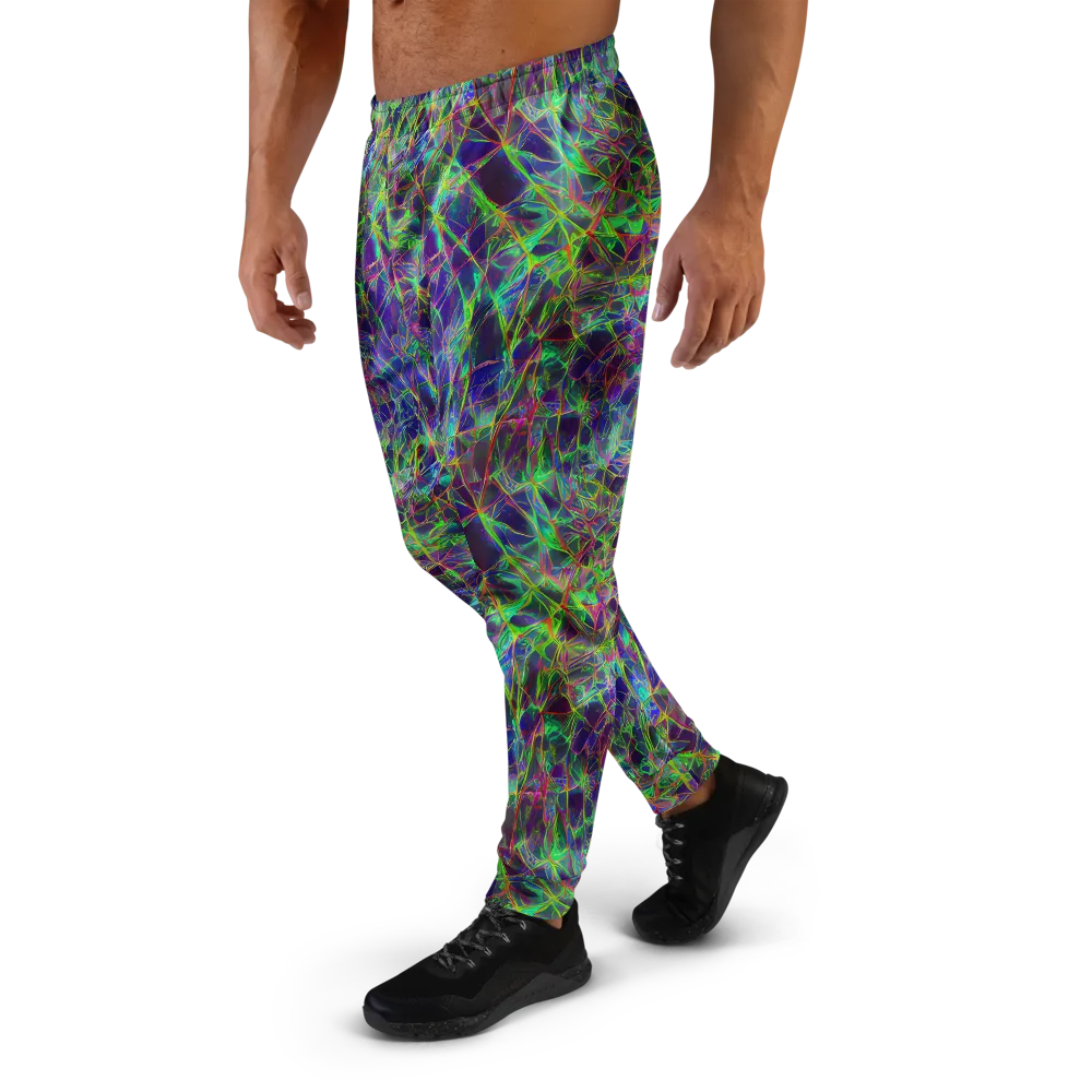 Kaleido Grove on Men's Joggers — Left