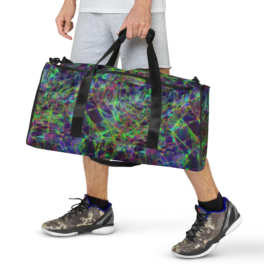 Kaleido Grove on Duffle Bag — Front
