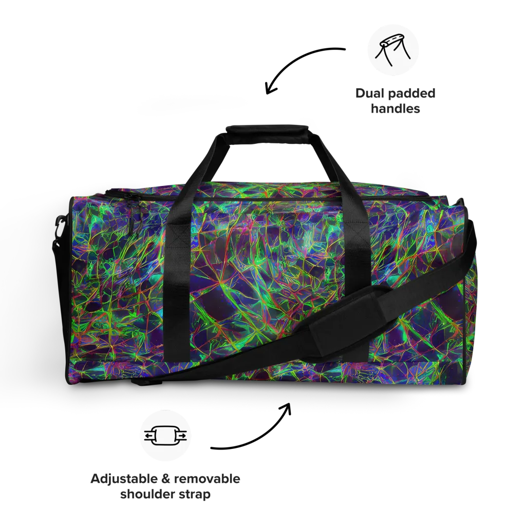 Kaleido Grove on Duffle Bag — Front