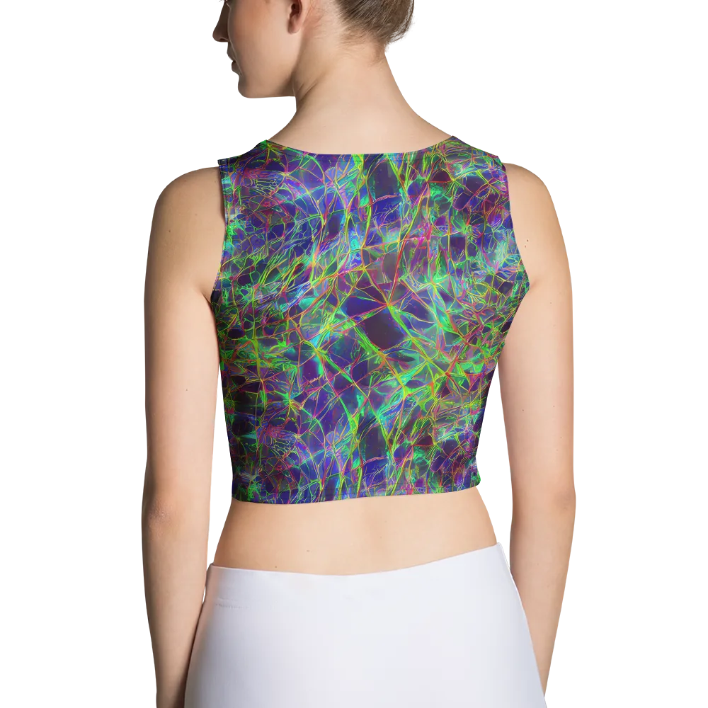Kaleido Grove on Crop Top — Back