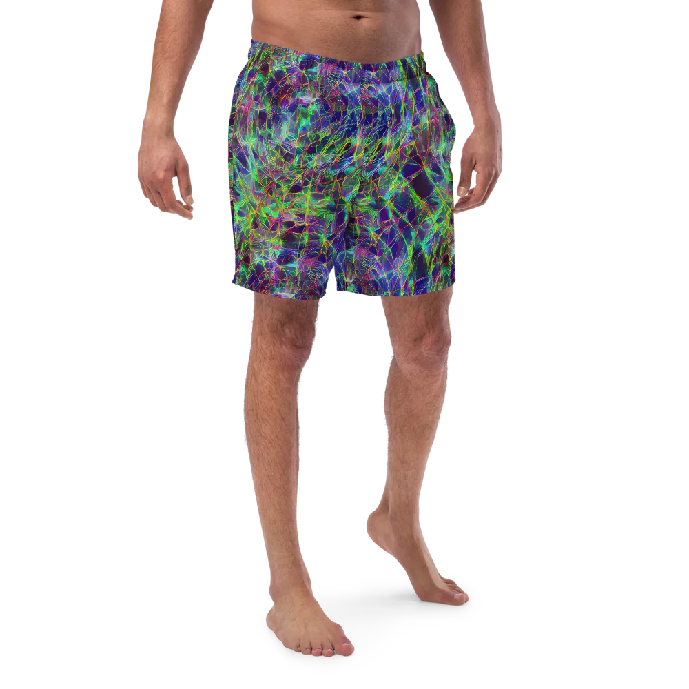Kaleido Grove on Swim Trunks — Front