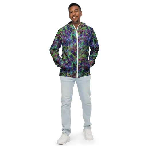 Kaleido Grove on a Men's Windbreaker