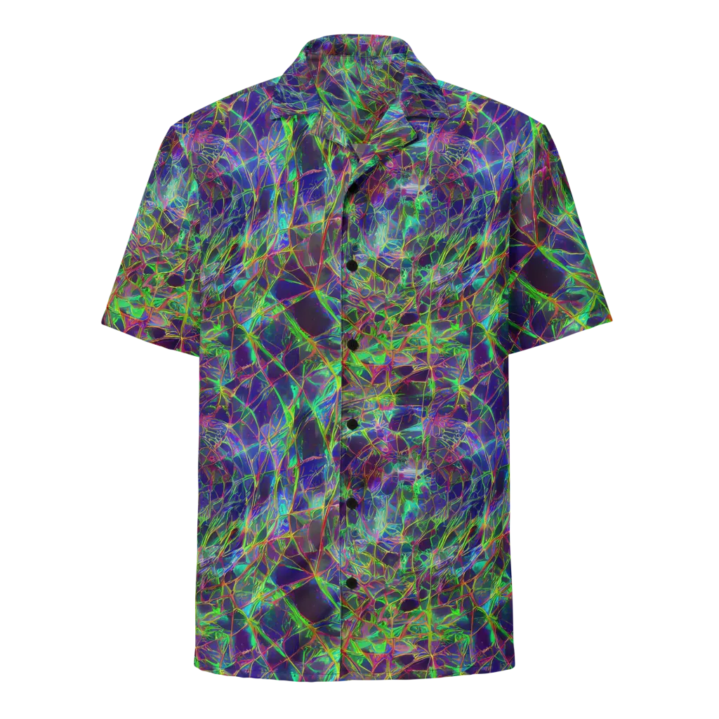 Kaleido Grove on Button Shirt — Front