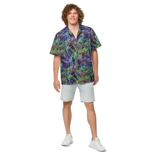 Kaleido Grove on a Button Shirt