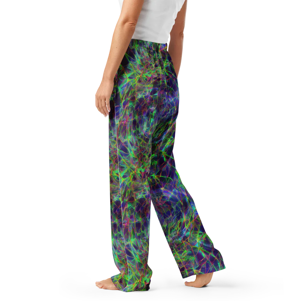 Kaleido Grove on Women's Pajama Pants — Left