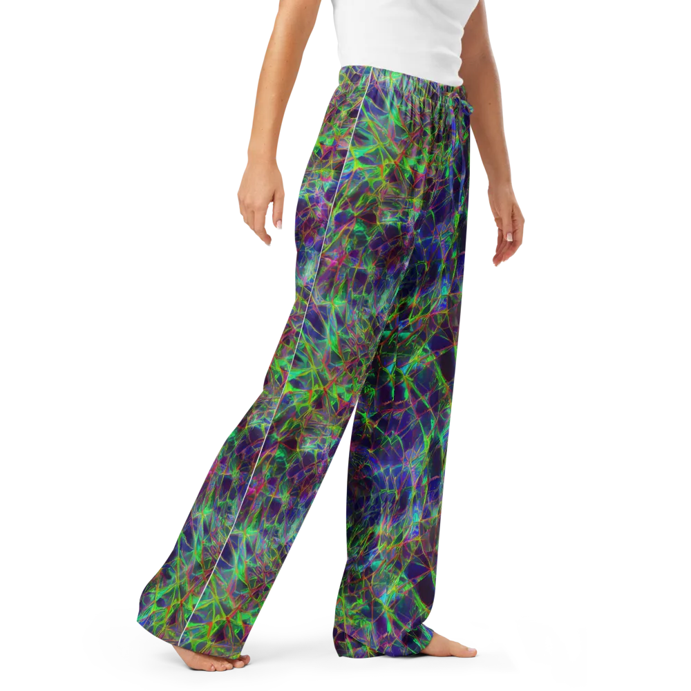 Kaleido Grove on Women's Pajama Pants — Right Front