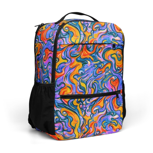 Kaleidoscopic Flux on a Utility Backpack
