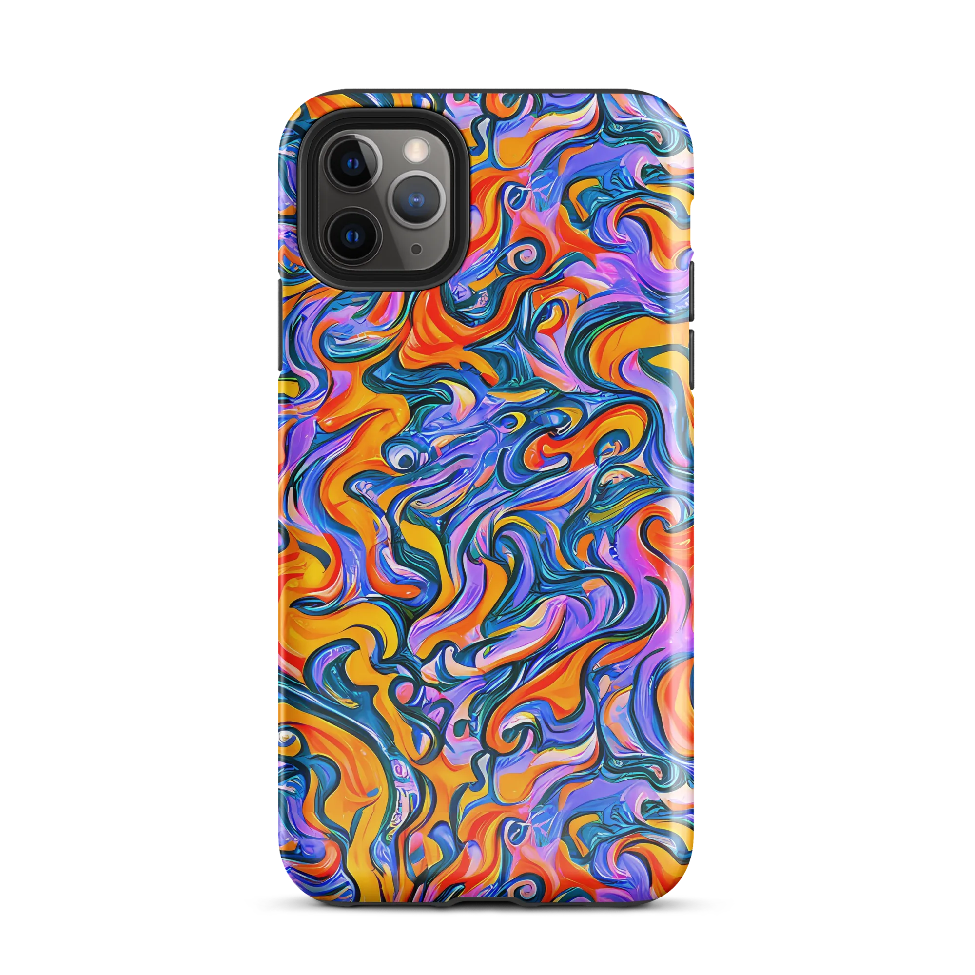 Kaleidoscopic Flux on Tough Case for iPhone® — Front