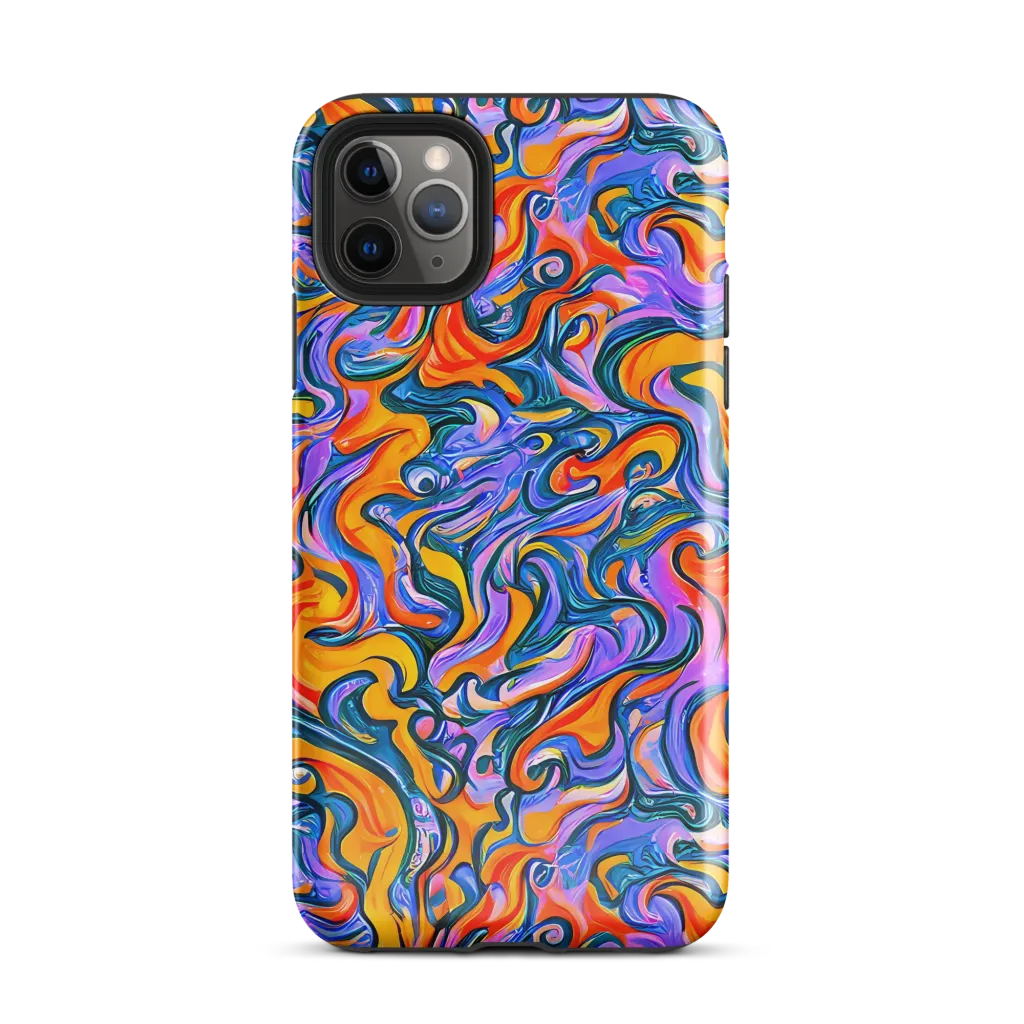 Kaleidoscopic Flux on Tough Case for iPhone® — Front