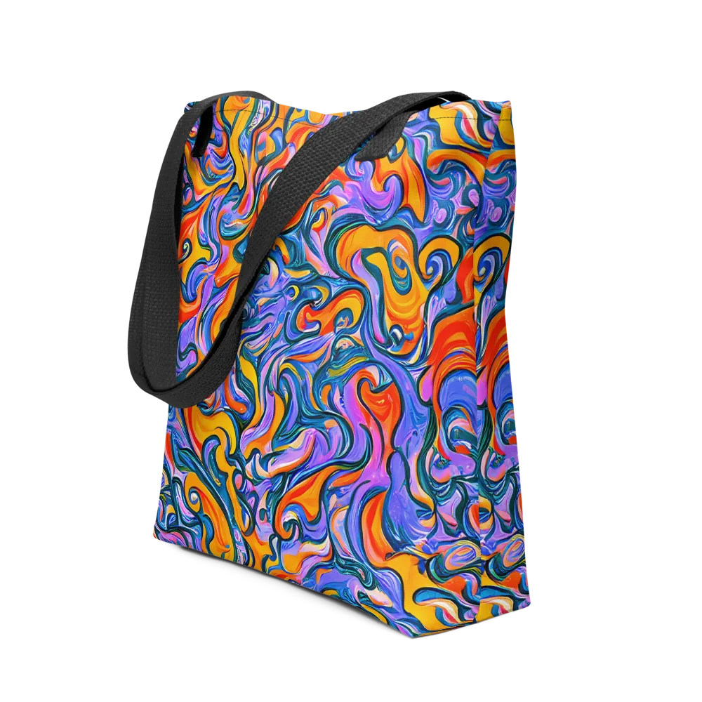 Kaleidoscopic Flux on Tote Bag — Front