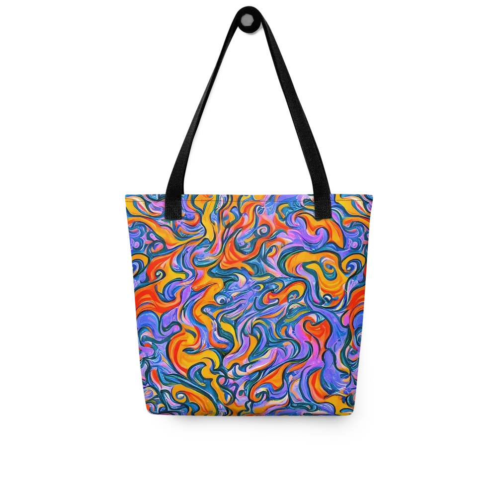 Kaleidoscopic Flux on Tote Bag — Front