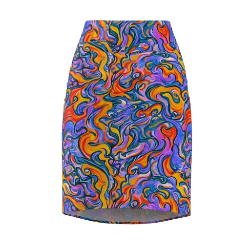 Kaleidoscopic Flux on a Pencil Skirt