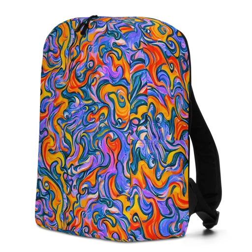 Kaleidoscopic Flux on a Minimalist Backpack