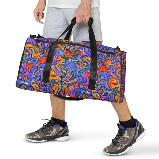 Kaleidoscopic Flux on a Duffle Bag