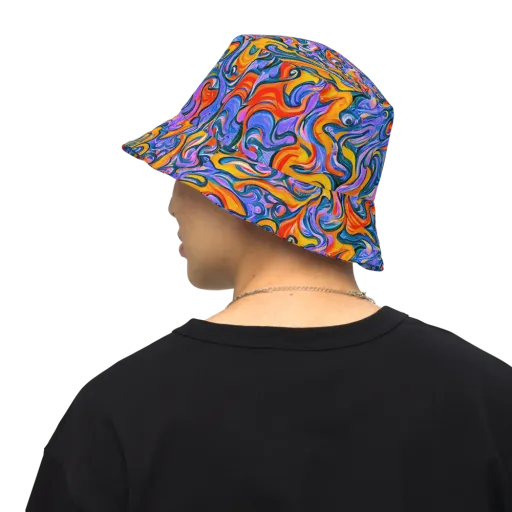 Kaleidoscopic Flux on a Reversible Bucket Hat