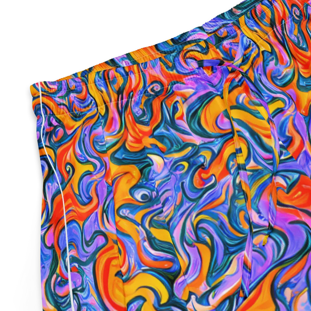 Kaleidoscopic Flux on Women's Pajama Shorts — Product details