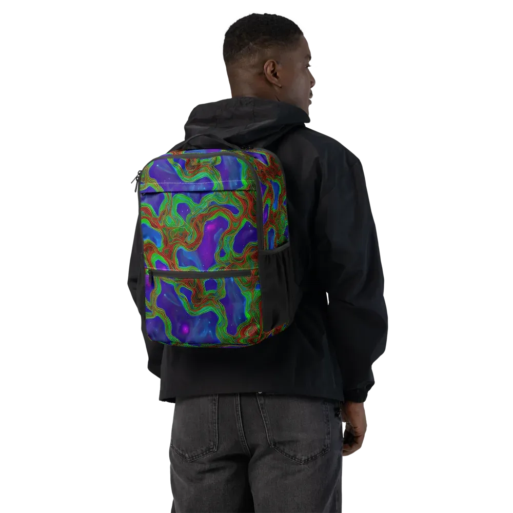Astro Rapture on Utility Backpack — Back