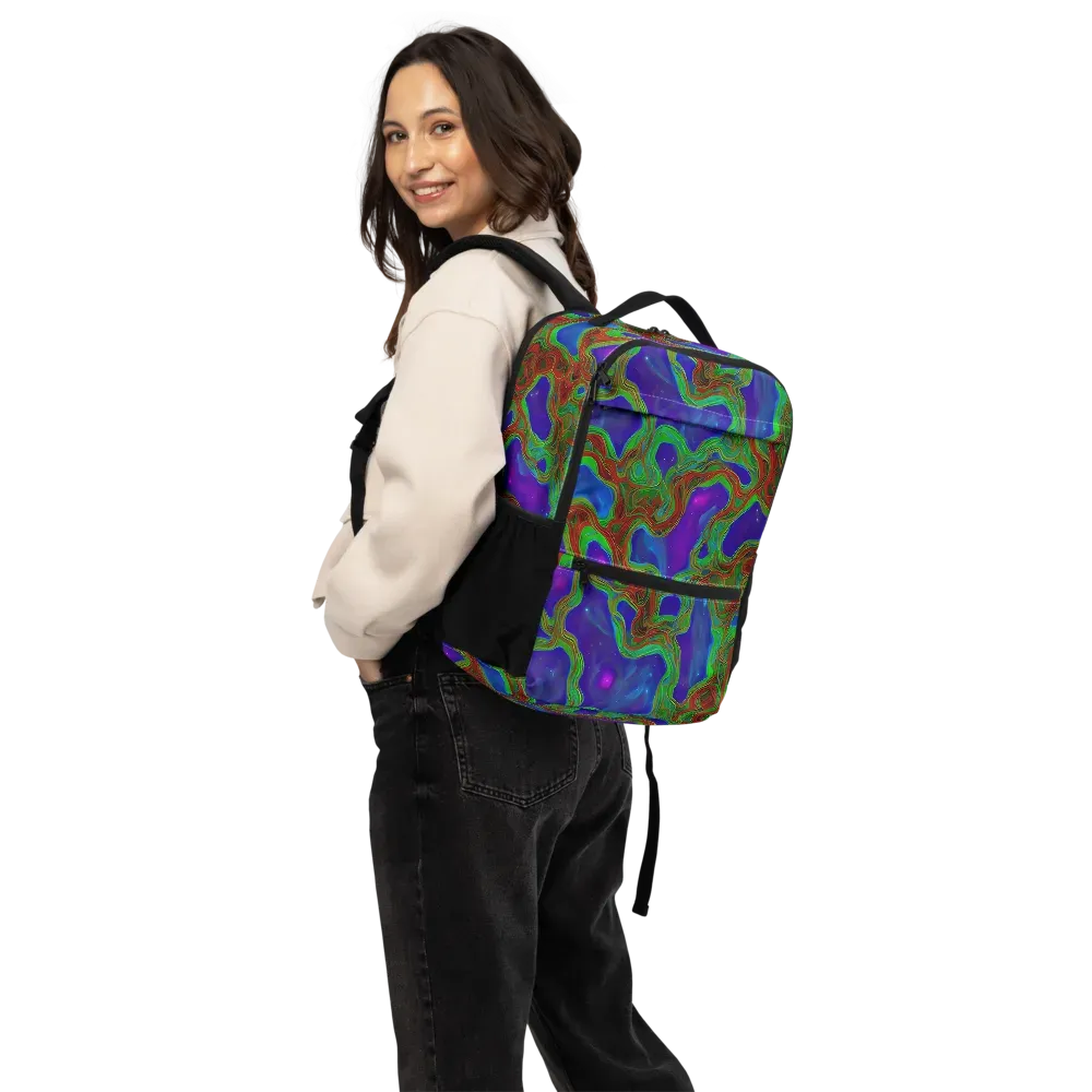 Astro Rapture on Utility Backpack — Back