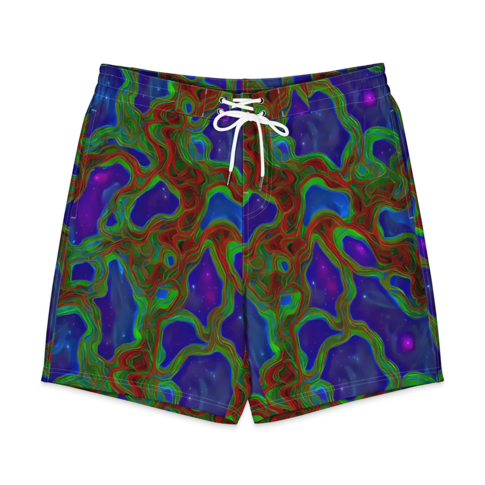 Astro Rapture on Men's Board Shorts — Front
