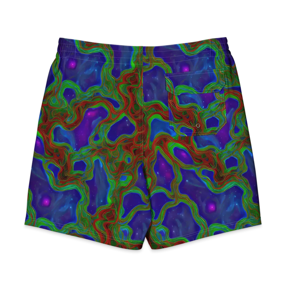 Astro Rapture on Men's Board Shorts — Back