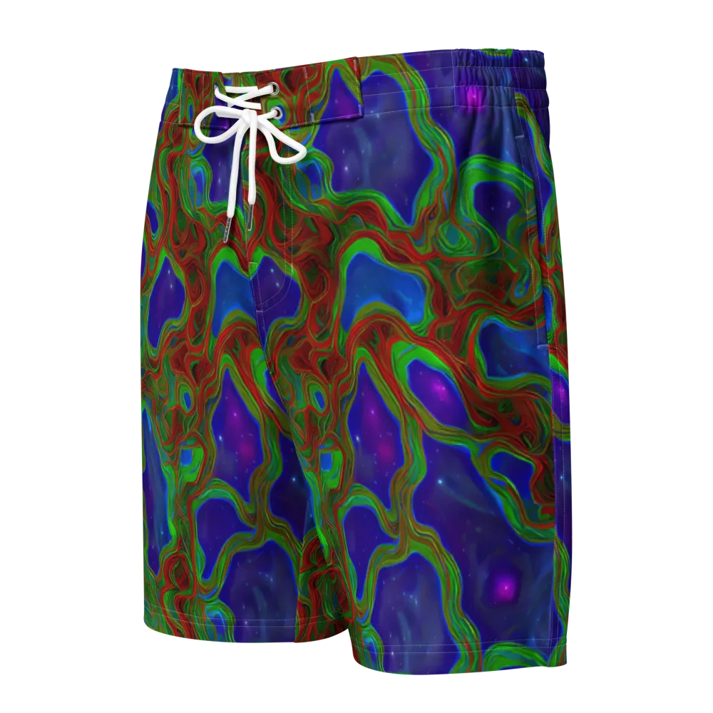 Astro Rapture on Men's Board Shorts — Front